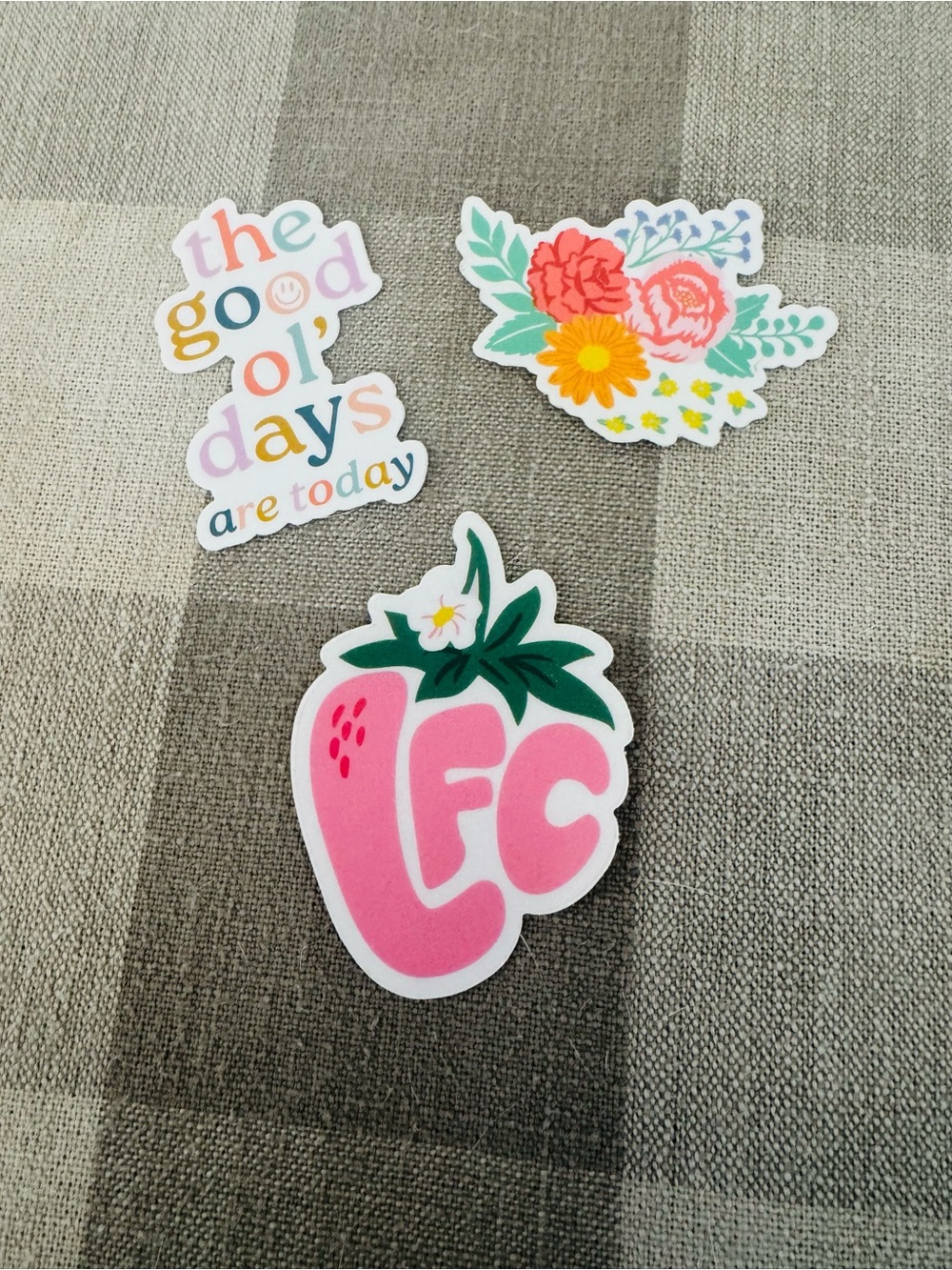 Living Fully Co stickers - set of 3
